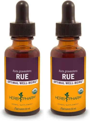 Vista 2 de Herb Pharm Gotas de extracto líquido de rue orgánico certificado, 1 oz