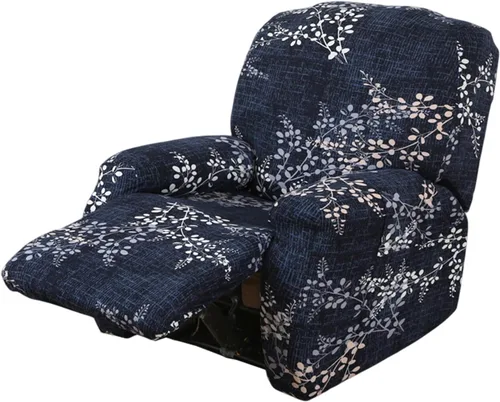 Vista 23 de Eco-Ancheng Fundas reclinables Lazyboy de 4 piezas, fundas para sofá reclinable, fundas antideslizantes para sillas reclinables, con bolsillos