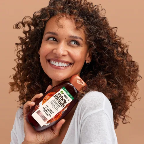 Vista 8 de Garnier Champú y Acondicionador para el Cuidado del Cabello Whole Blendes Suavizante con extracto de aceite de coco y mantequilla de cacao , Aceite