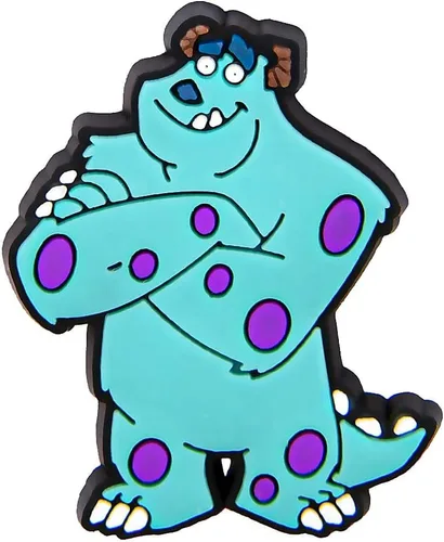 Vista 6 de Monsters Croc Charms Inc - 8 dijes para zapatos de cocodrilo de PVC, lindos accesorios para niños, niñas, niños, adultos, decoraciones, pulseras