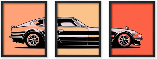 Vista 26 de Poster Master Póster de coche – Impresión clásica de coche – Arte de vehículo – Gran decoración de pared de garaje u oficina – 8 x 10 pulgadas