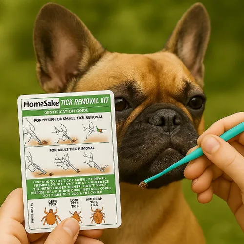 Vista 9 de Homesake Herramienta de eliminación de garrapatas para perros, gatos y seres humanos Kit removedor de garrapatas de ciervo Herramienta