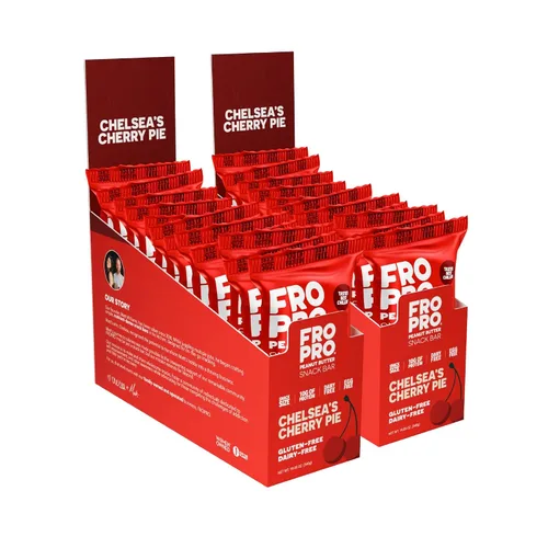 Vista 36 de FROPRO Barras de proteína vegetal – Barras de proteínas a base de plantas, totalmente naturales, sin gluten, lácteos y soja, barras altas