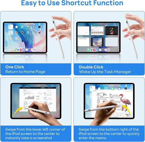 Vista 8 de Lápiz óptico para iPad con carga inalámbrica, lápiz Zspeed iPad casi como Apple Pencil de 2ª generación, compatible con iPad Air 5/4, iPad mini 6