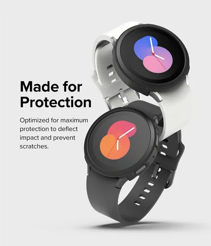 Vista 4 de Ringke Air Sports - Funda compatible con Samsung Galaxy Watch 5 de 1.575 pulgadas (1.575 in), suave, flexible, ligera, delgada, de poliuretano