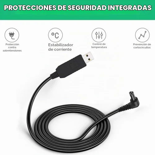 Vista 3 de Mrgru Cargador USB para taladro manual 90627870-01 compatible con Black and Decker BDCSFS30C BDCSFS30C-CA BDCS20C BDCS50C BDCD8C Adaptador de fuente