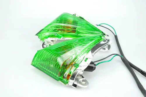 Vista 3 de Señales de giro delanteras para motocicleta compatibles con KAWASAKI 07-16 ZX-6R, 06-07 ZX-10R, 07-13 ZR1000,08-16 ZG1400,1400GTR,06-17 ZX-14R