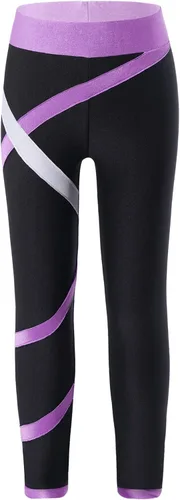 Vista 6 de Huimingda Conjunto deportivo de 2 piezas para niñas y niñas, brasier deportivo, camiseta sin mangas, leggings atléticos, conjunto de ropa deportiva