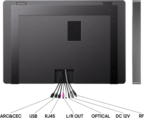 Vista 4 de SYLVOX TV Inteligente de 19'' Espejo Mágico de Baño Resistente al Agua LED TV 1080P 500NITS Alto Brillo Altavoces Frontales Duales Montaje en Pared