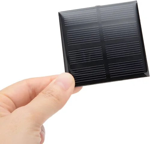 Vista 5 de uxcell - 5 unidades de 2 V 160 mA Poly Mini módulo de panel de células solares DIY para teléfono luz juguetes cargador 2.362 in x 2.362 in