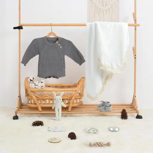 Vista 4 de meloom Set de regalo para bebé, caja de regalo para recién nacido, boho, género neutro, unisex, artículos esenciales para bebés, regalos de baby