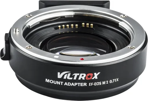 Vista 19 de VILTROX Adaptador de montaje de lente EF-M1 Anillo convertidor de lente de enfoque automático compatible con lente de montaje EF/EF-S a cámara M43