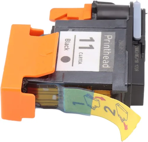 Vista 2 de Cabezal de impresión para HP 100 110 111 500 510 800 813 850, tinta negra, material ABS, accesorio de impresora