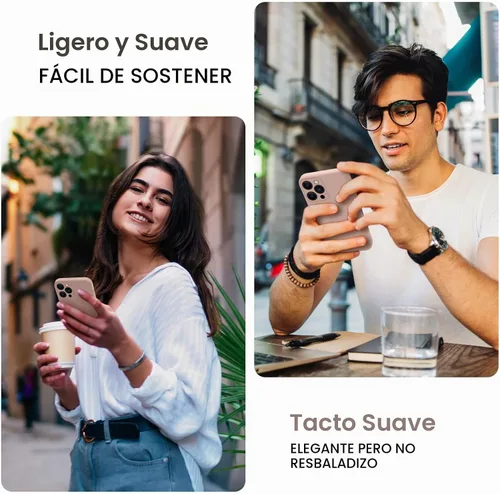 Vista 2 de FireNova Funda diseñada para iPhone 14 Pro, 6.1 pulgadas, arena rosada