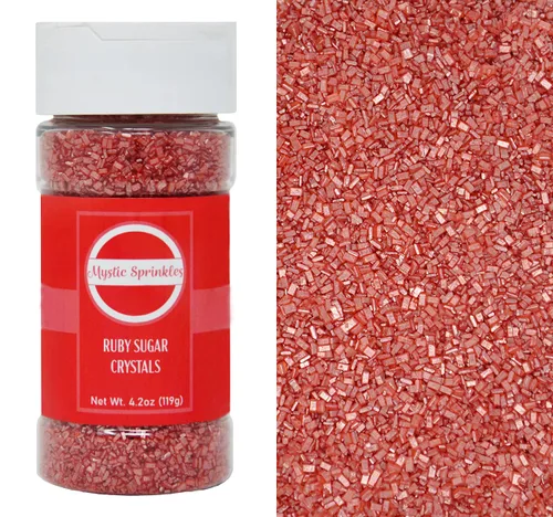Vista 9 de Mystic Sprinkles Cristales de azúcar botella de 4.2 oz (ámbar - naranja)