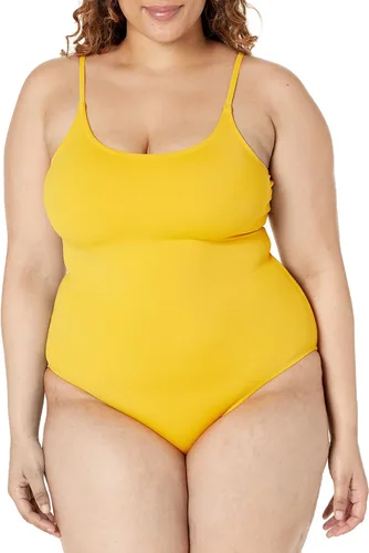 Vista 5 de Tienda Essentials Bañador de una pieza con tirantes finos para mujer