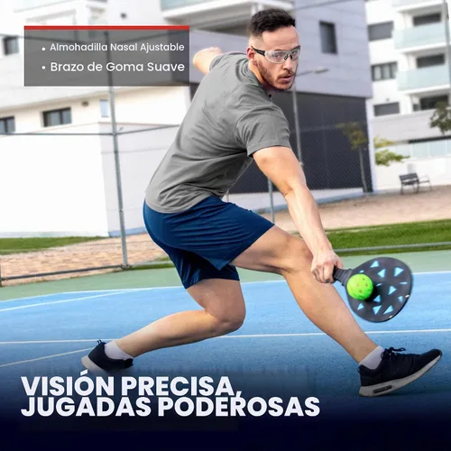 Vista 3 de Lightweight Pickleball Safety Glasses for Men & Women