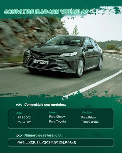 Vista 2 de Kit de suspensión de 8 piezas para Toyota Corolla 1993-2002, K90124, K9545, ES2382, EV303, de la marca SCITOO