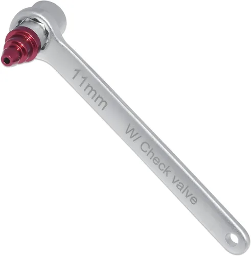 Vista 8 de FIRSTINFO F35086A - Mini purgadora de frenos de 0.315 in con válvula de retención y enchufe de 6 puntos para purga de frenos automotriz y motocicleta