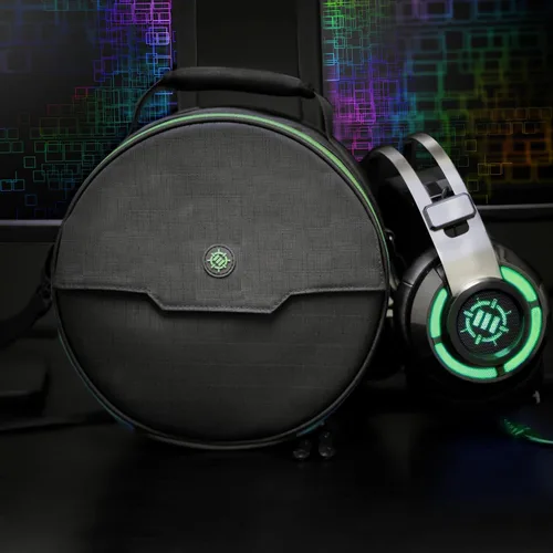 Vista 6 de ENHANCE Funda de auriculares portátil para auriculares con cable e inalámbricos, funda universal para auriculares compatible con Xbox, Beats, Bose