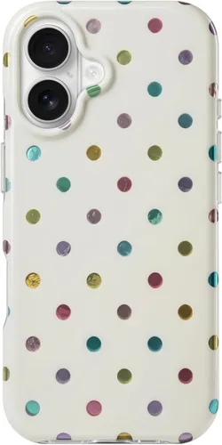 Vista 160 de Hython Funda para iPhone Air, diseño estético de lunares lindos, funda simple de 6.5 pulgadas, delgada, antiarañazos, parachoques de TPU suave, a