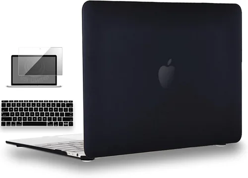 Vista 26 de UESWILL Funda rígida mate 3 en 1 compatible con MacBook de 12 pulgadas con pantalla Retina modelo A1534 + funda de teclado y protector de pantalla
