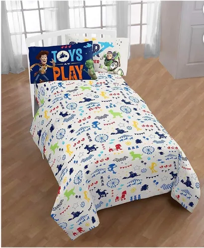 Vista 30 de Jay franco Juego de ropa de cama Queen de 5 piezas de Monster Jam Tracks incluye edredón y sábanas con Grave Digger y Megalodon de microfibra suave 1