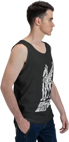 Vista 4 de Anime Saint Seiya Tank Top T Shirt Mens Fashion Sport Vest Summer Sleeveless Shirts