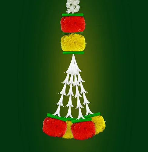 Vista 6 de iHandikart Guirnaldas de Navidad Amarillo y Naranja Oscuro, Amarillo Y Naranja Oscuro