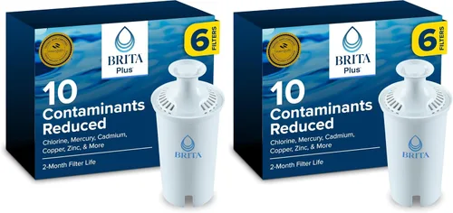 Vista 15 de Brita Plus Filtro de agua de repuesto, para jarras y dispensadores, paquete