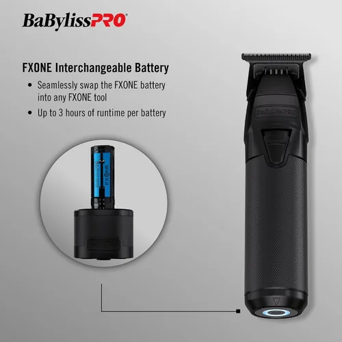 Vista 2 de BaBylissPRO FXONE Professional Cordless Outlining Trimmers for Men with Interchangeable Battery