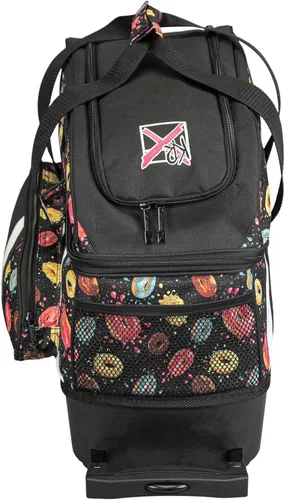 Vista 3 de KR Strikeforce Rodillo doble liso Cruiser con compartimento para zapatos y bolsillo lateral para accesorios Donas