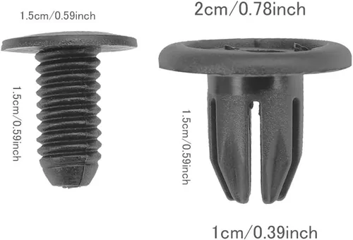 Vista 3 de 50 clips de repuesto para remaches de guardabarros para clips de repuesto Mini Cooper