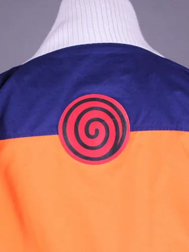 Vista 6 de Conjunto de dos piezas de chaqueta para hombre, color naranja, talla de EE. UU