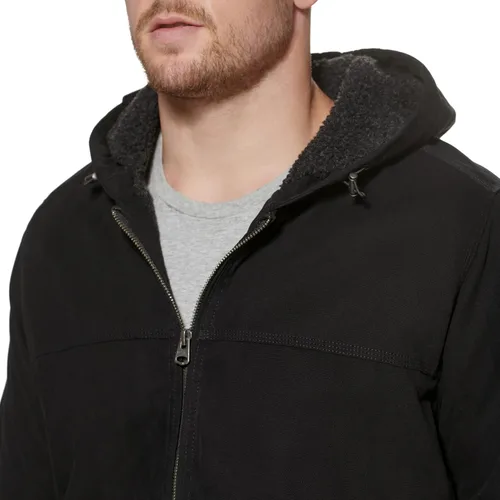 Vista 5 de Levi's Men's Workwear Cotton Canvas Hoody Bomber Jacket (Regular & Big & Tall Sizes)