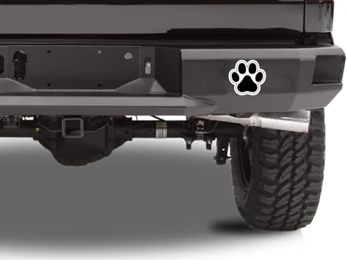 Vista 5 de Rogue River Tactical Calcomanía para parachoques con estampado de pata de perro y gato para automóvil, regalo para laptop, pared, ventana, 5 pulgadas