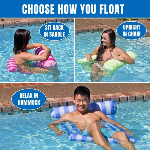Vista 3 de Poolmaster Piscina Agua Hamg Mock Lounge, Rosa, Modelo: 07436