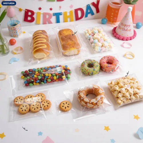 Vista 19 de Bolsas de celofán transparente de 2 x 3 pulgadas, 200 unidades, 0.109 in de grosor, bolsas de plástico pequeñas para joyas, golosinas, dulces