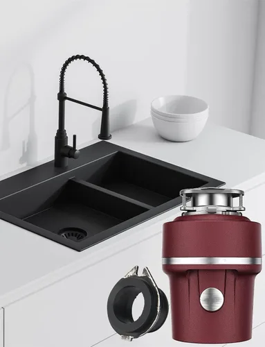 Vista 7 de Piezas de eliminación de basura para Insinkerator, 75499 Piezas de repuesto de acoplador flexible compatibles con Insinkerator Anti-Vibración