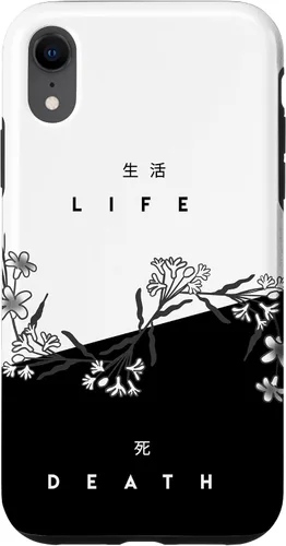 Vista 25 de Life Death Flowers - Funda de regalo japonesa minimalista con luz oscura para iPhone 17