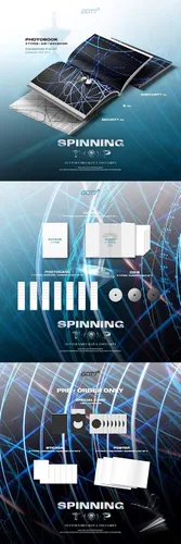 Vista 2 de GOT7 Spinning Top Between Security & Insecurity 9th Mini Random Version 84p PhotoBook+2p PhotoCard+Tracking Sealed