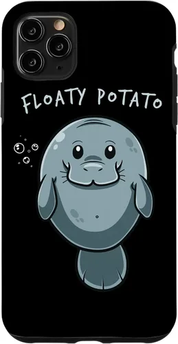 Vista 13 de Flaoty Potato Manatee Funny Manati Manatee Chubby Mermaid Case for iPhone 17
