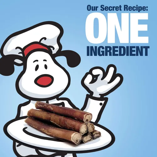Vista 8 de ValueBull Bully Sticks para perros, medianos de 12 pulgadas, 100 unidades, totalmente naturales, alimentados con pasto, de un solo ingrediente