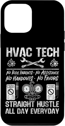 Vista 16 de HVAC Technician Tech Vintage HVAC Tech No Rich Parents No Case for iPhone 16
