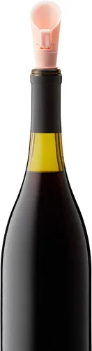 Vista 4 de Rabbit Flipper - Vertedor de vino y tapones para botellas (rosa, juego de 2)