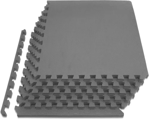 Vista 12 de ProsourceFit Alfombrilla de Ejercicio Tipo Rompecabezas Extra Gruesa ¾" y 1", Baldosas Entrelazadas de Espuma EVA para Suelo de Entrenamiento