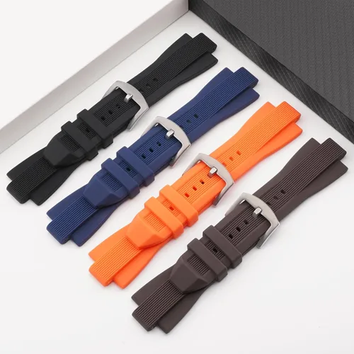 Vista 6 de Correa de reloj compatible con Michael Kors, correa de repuesto de goma de silicona suave para correas de reloj Michael MK8152 MK8356