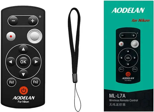 Vista 8 de AODELAN - Control remoto para cámara Nikon P1000 Z50 P950 B600 A1000 Z30 Z6 II Z7 II Zfc Z fc disparador (reemplaza a Nikon ML-L7)