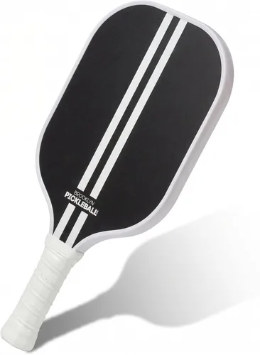 Vista 11 de Paletas de pickleball de fibra de carbono prémium de Brooklyn Pickleball Co Negro (Black Honeycomb)