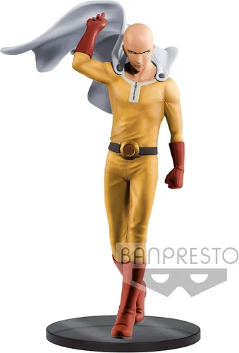 Vista 2 de Banpresto One Punch Man DXF-Premium Figure-Saitama, multicolor